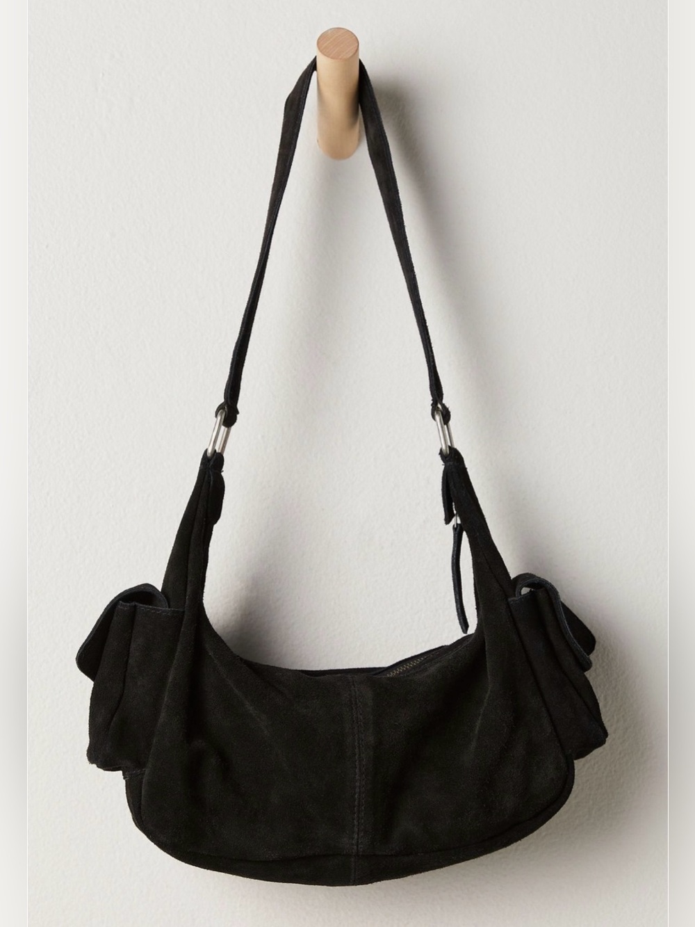 NWT Free People ‘Siren’ Suede Shoulder Bag - Picture 6 of 7